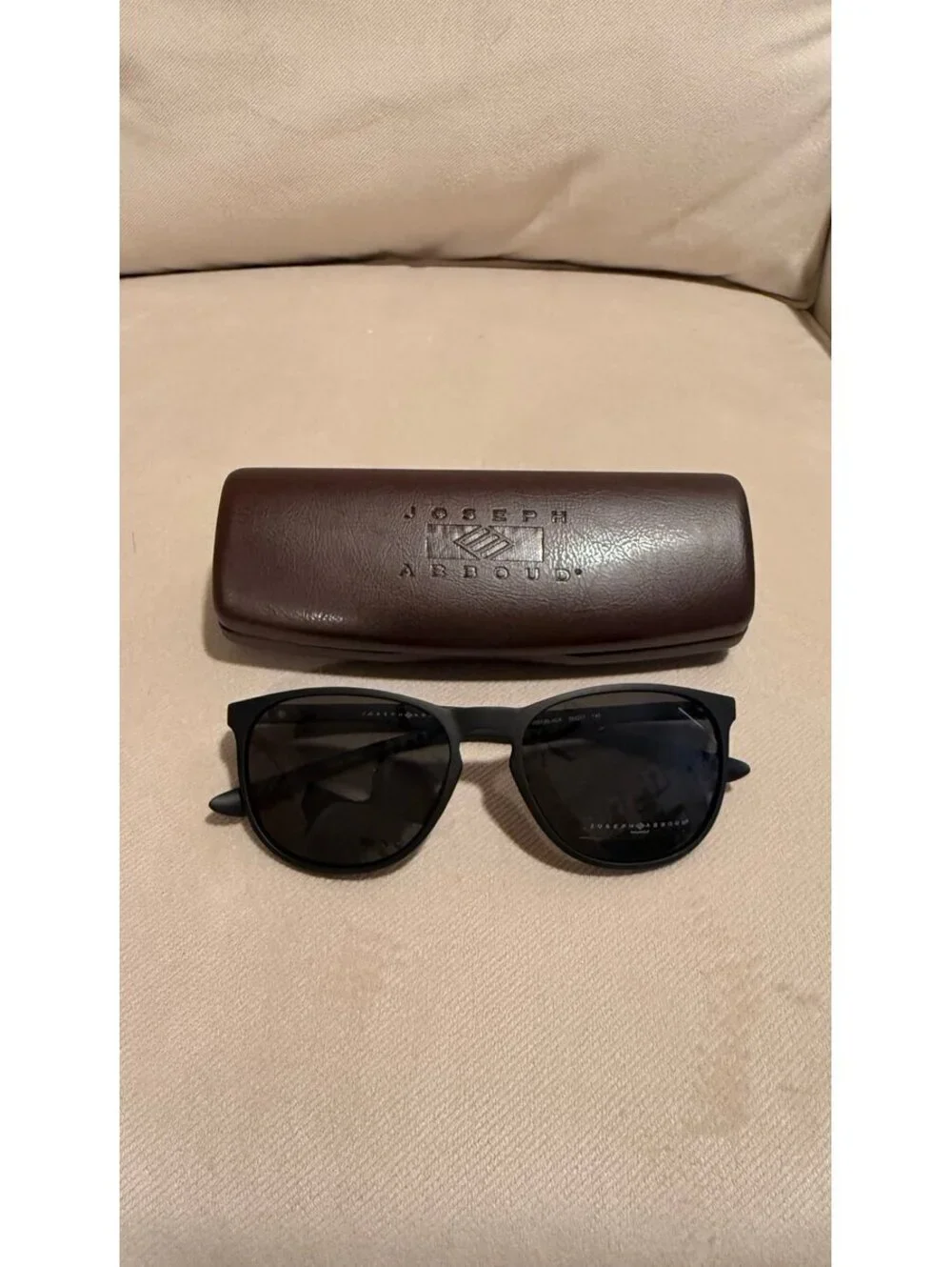 NEW Joseph Abboud Black Sunglasses with Case